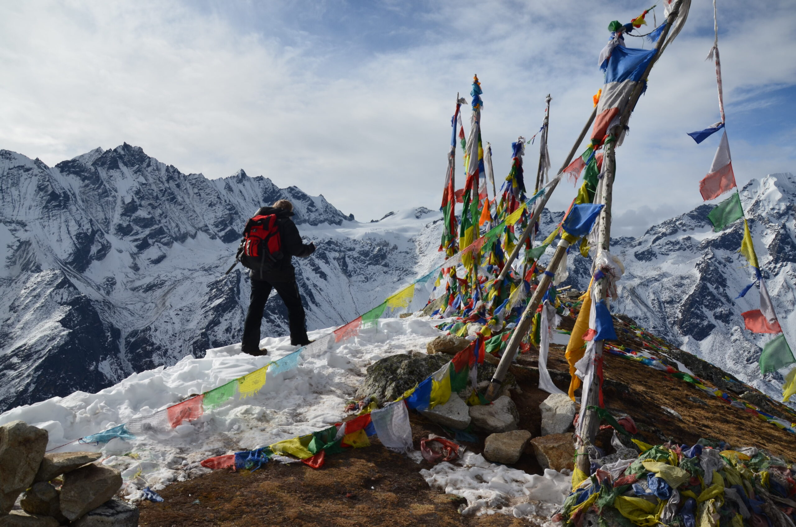 Breathtaking panoramic view of Langtang Valley Trek