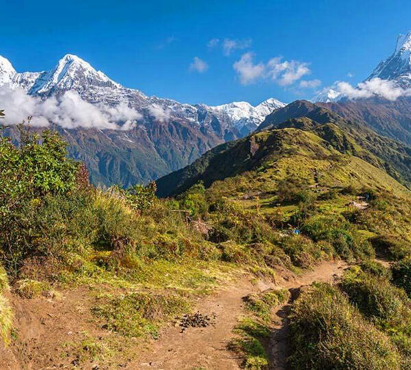 Mardi Himal trekking trail Nepal guided luxury trek from Pokhara