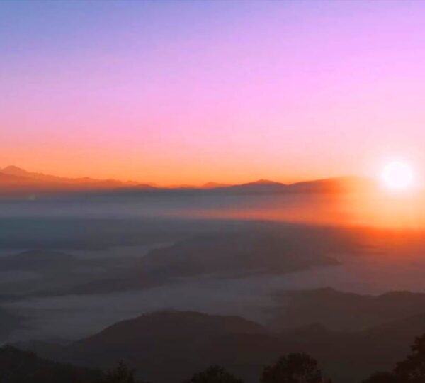 Nagarkot sunrise view