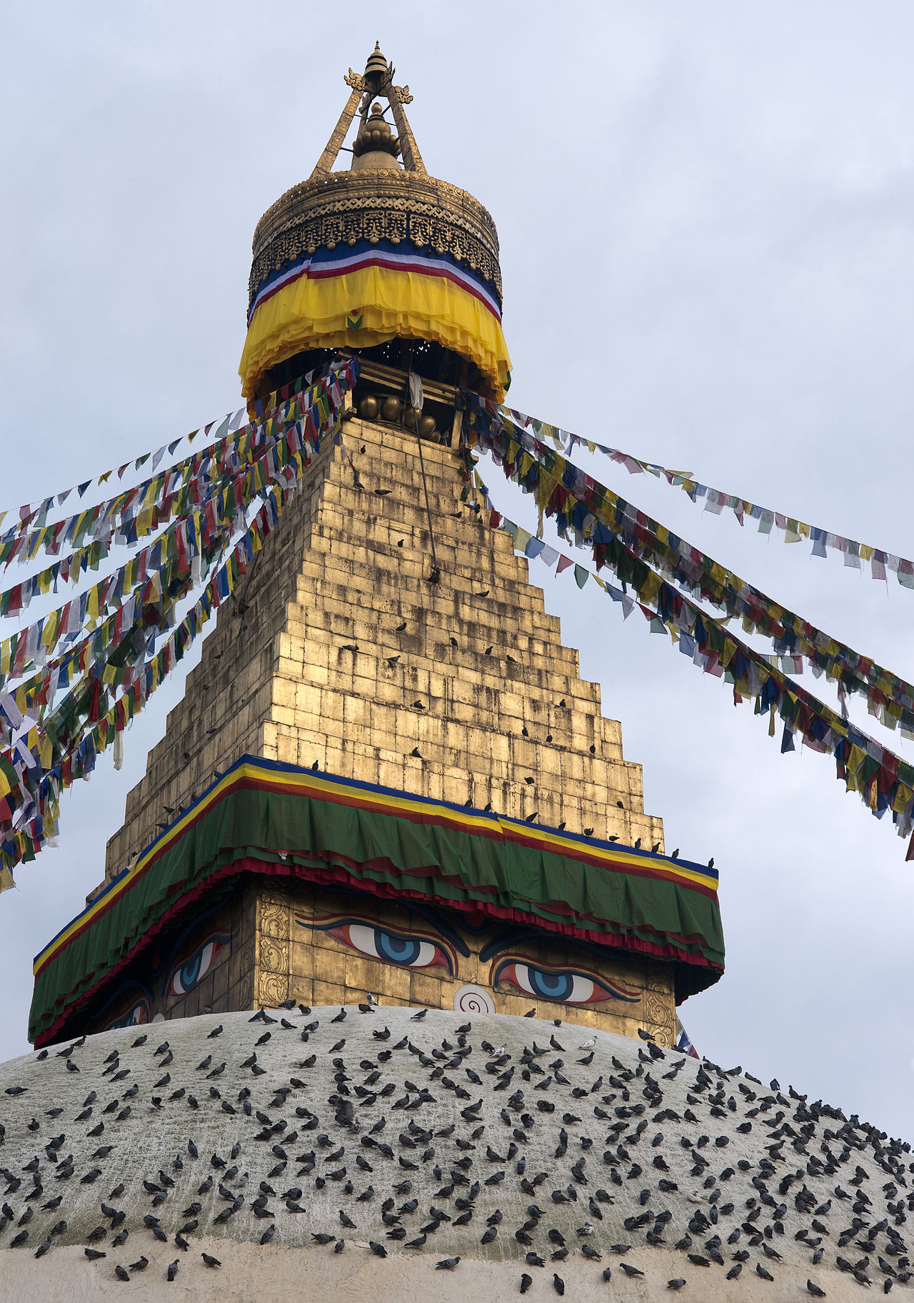 Boudhanath Stupa in Kathmandu Nepal
