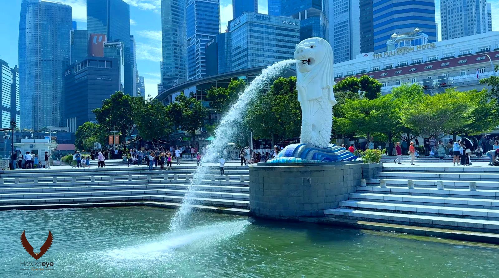 Merlion Statue in Singapore during the Singapore Tour Package from Nepal